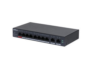 Switch 10 ports dont 8 POE Dahua DH-CS4010-8GT-110