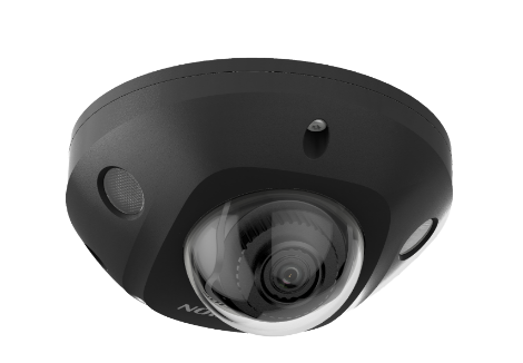 Dôme IP noir - 4 MP - FF 2.8mm - IR 30m - IA AcuSense DS-2CD2543G2-IS 2.8MM BLACK