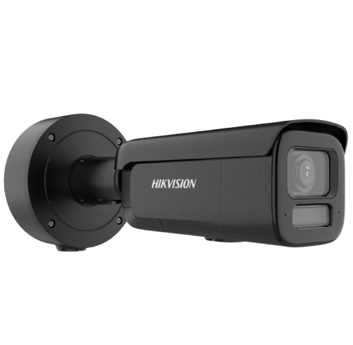 Tube IP noir - 4 MP - VF motorisée 2.8-12mm IR 60m - Smart Hybrid Light - ColorVu DS-2CD2647G3-LIZS2UY SL 2.8-12MM BLK