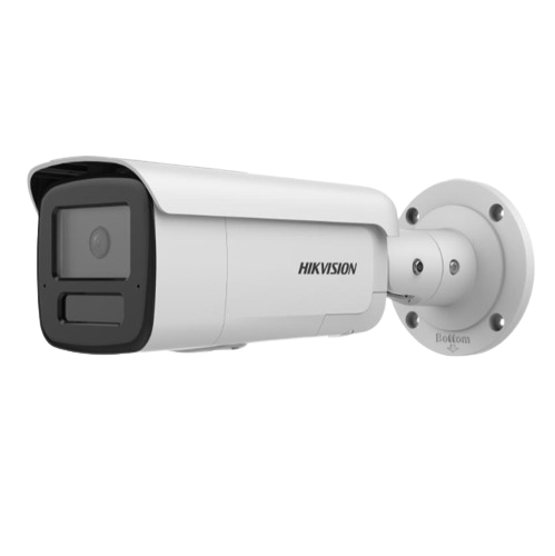 Tube IP blanc - 8 MP - FF 2.8mm IR 60m - AcuSense - Détection de mouvement - Détection de visage - Protection périmétrique - Apparition/Disparition d'objet DS-2CD2T86G2H-IS2U/SL 2.8MM