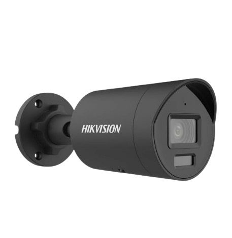 Tube noir IP - 4 MP - Focale fixe 2.8mm IR 40m - ColorVu - Smart Hybrid Light Micro intégré DS-2CD2047G2H-LIU 2.8MM EF BLACK